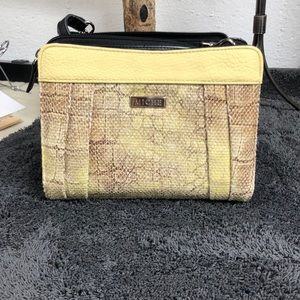 Miche shoulder bag faux yellow snake‎ skin